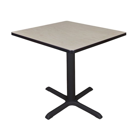 Square Tables > Breakroom Tables > Cain Square & Round Tables, Wood, Metal Top, Maple MPN:TB3030PL