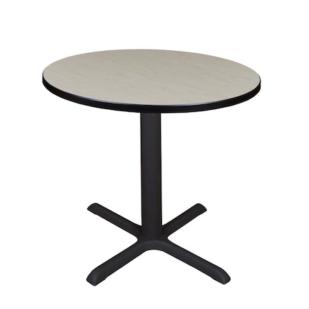 Round Tables > Breakroom Tables > Cain Square & Round Tables, Wood, Metal Top, Maple MPN:TB30RNDPL