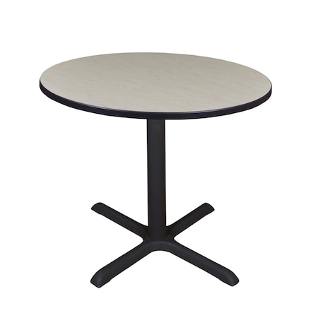 Cain Square & Round Tables, Wood, Metal Top, Maple MPN:TB36RNDPL