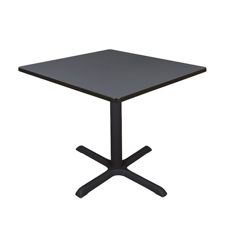 Square Tables > Breakroom Tables > Cain Square & Round Tables, Wood, Metal Top, Grey MPN:TB4242GY