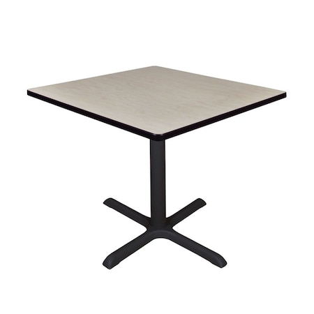 Square Tables > Breakroom Tables > Cain Square & Round Tables, Wood, Metal Top, Maple MPN:TB4242PL