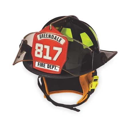 Fire Helmet, Fiberglass, Ratchet, Red, Fits Hat Size 6-3/8 to 8-3/8, Traditional MPN:1010FSR