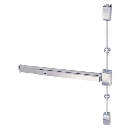 Surface Vertical Rod Exit Device, 36 x 84 Inch, Exit Only, Aluminum, Left Hand Reverse LHR MPN:2260V3684-LHR-ALUM