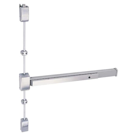 Surface Vertical Rod Exit Device, 36 x 84 Inch, Exit Only, Aluminum, Right Hand Reverse RHR MPN:2260V3684-RHR-ALUM