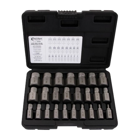 Multi Spline Screw Extractor Set, 25 Pcs MPN:44200