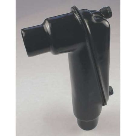 Conduit Fitting Outlet Body, 1-1/4 in, Threaded, PVC, PVC Coated, Black MPN:PV1200LBD4400