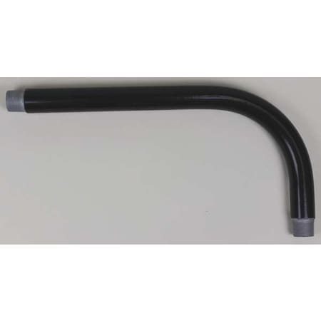 Conduit Fitting 90 Deg Elbow, 1-1/2 in, PVC, PVC Coated, Black MPN:PV1590YL00