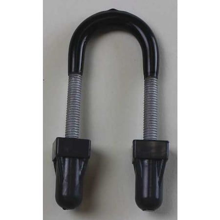 Conduit Fitting U-Bolt, 3 in, PVC, PVC Coated, Black MPN:PV3000UB00