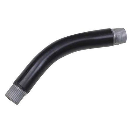Conduit Fitting 45 Deg Elbow, 5 in, PVC, PVC Coated, Black MPN:PV5045EL00
