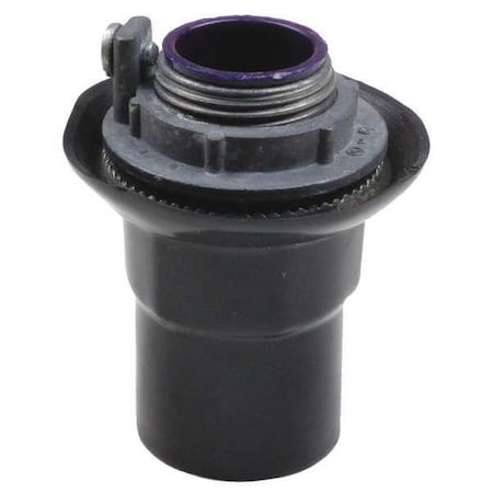 Conduit Fitting Grounding Hub, 6 in, PVC, PVC Coated, Black MPN:PV6000STG12