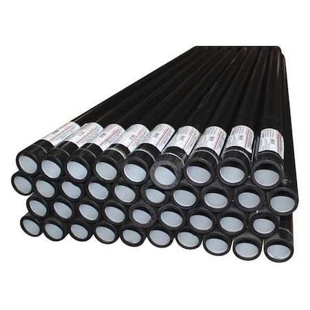 Metallic Conduit, 6 in Trade Size, 10 in, Steel, PVC Coated, Black MPN:PV6010CT00