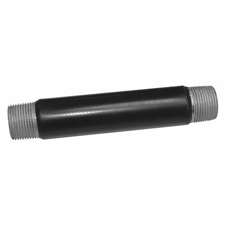 Conduit Fitting Nipple, 6 in, PVC, PVC Coated, Black MPN:PV6080CN00