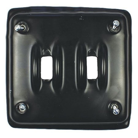 Weatherproof Cover, 2 Gangs, PVC MPN:PV0000S322G