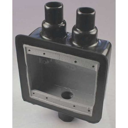 Electrical Box, FSD Box Type, 2 Gangs, PVC MPN:PV0700FSD212