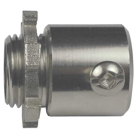 EMT Grounding Connector, 3/4 in, Set Screw, 316 Stainless Steel, Polished MPN:S20700MCSS