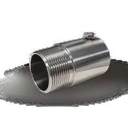 EMT Grounding Connector, 2-1/2 in, Set Screw, 316 Stainless Steel, Polished MPN:S22500MCSS