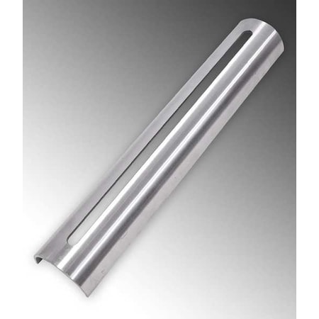 Single Channel Strut, Slotted, 304 Stainless Steel, Polished, 11-1/4 in x 3/8 in Hole Size, Silver MPN:S40020STBR