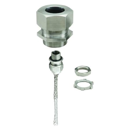 Strain Relief Cord Grip, 0.56 to 0.68 in. MPN:S40704GRWM