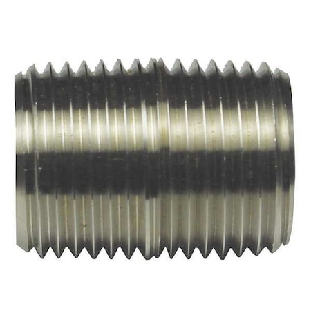 IMC Nipple, 3 in, Threaded, 304 Stainless Steel, Polished MPN:S430CLCN00
