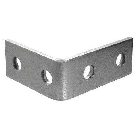 4-Hole Angle Bracket, SS, Overall L 4in MPN:S600004B00