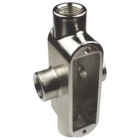 Conduit Outlet Body w/Cover, 1/2 In. MPN:S60500XB00