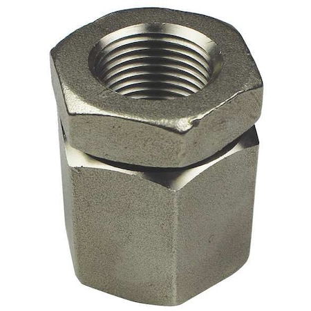 IMC Coupling, 3/4 in, Threaded, 316 Stainless Steel, Polished, Silver MPN:S607003U00