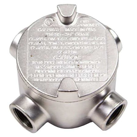 Conduit Outlet Body, SS, Trd Sz 3/4in MPN:S60700GUAX