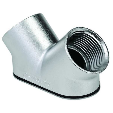 RMC 90 Deg Elbow, 3/4 in, Threaded, 316 Stainless Steel, Polished, Gray MPN:S60700P900