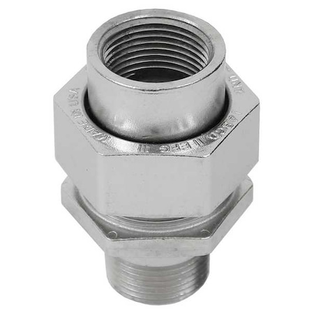Female Conduit Union, Threaded, Stainless Steel, Polished MPN:S60700UNY0