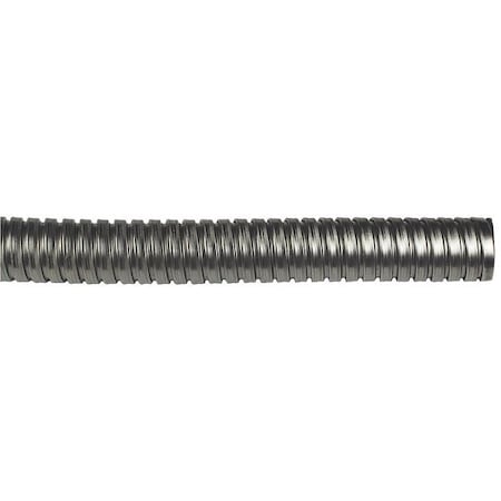 Flexible Metallic Conduit, 1-1/2 in Trade Size, 25 ft, Stainless Steel, Polished MPN:S61500CTFX