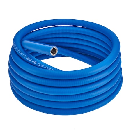 Liquid-Tight Flex Metal Conduit, 1-1/2 in Trade Size, 25 ft, 9 in Bend, 316 Stainless Steel MPN:S61500CTHG