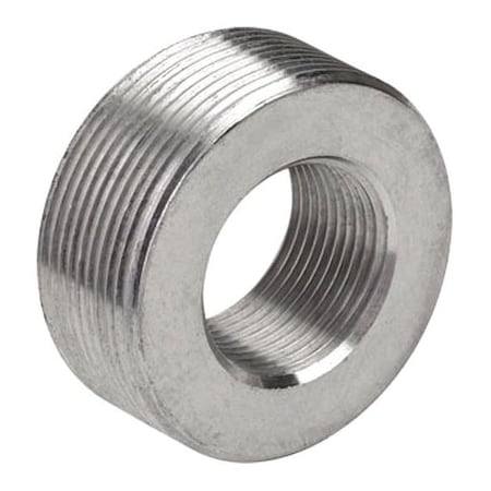 IMC Reducing Bushing, 2 in x 1-1/2 in, Threaded, 316 Stainless Steel, Polished, Red MPN:S62000FB15