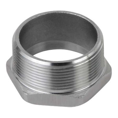 IMC Nipple, 2-1/2 in, Threaded, 316 Stainless Steel, Polished MPN:S62500CH00