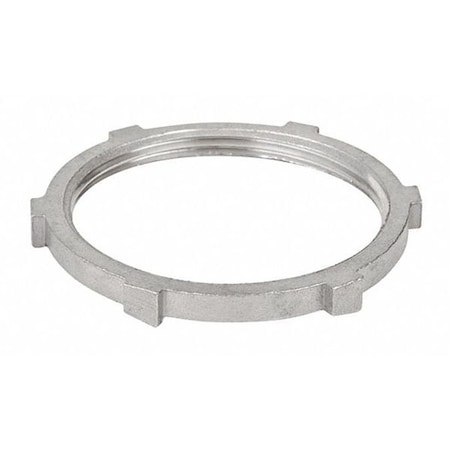 IMC Locknut, 2-1/2 in, Threaded, 316 Stainless Steel, Polished MPN:S62500LN00