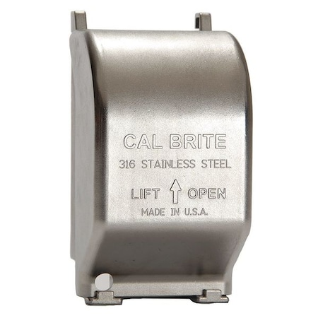 Weatherproof Cover, 1 Gang, 316 Stainless Steel MPN:S60000FVCD