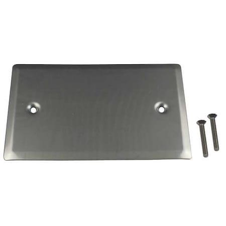 Box Cover, Square Box Type, 1 Gang, Stainless Steel, Blank Cover Type MPN:S607BLPLTS