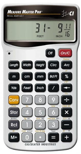 11-Digit (7 normal, 4 Fractions) with Full Annunciators 30 Function Handheld Calculator MPN:4020