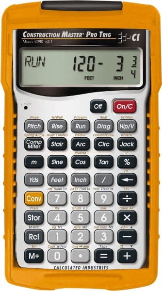 11-Digit (7 normal, 4 Fractions) with Full Annunciators Handheld Calculator MPN:4080