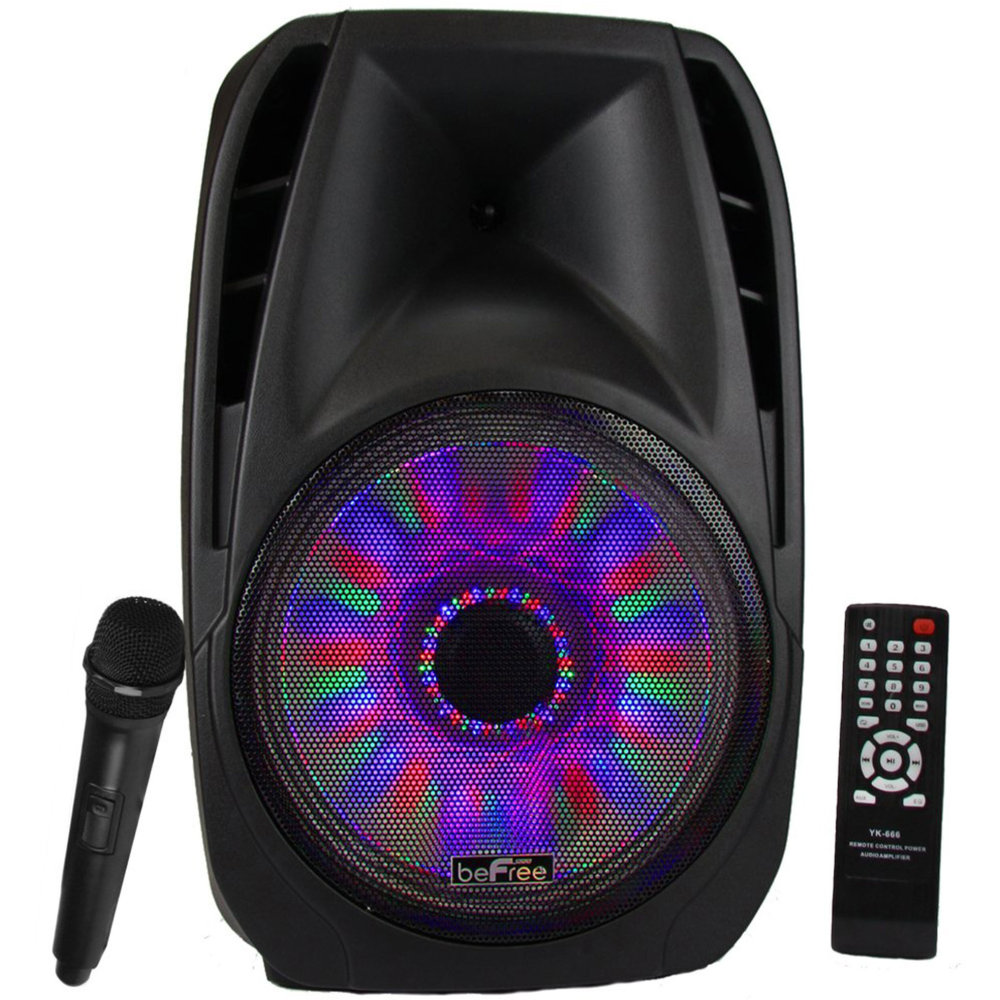 BeFree Sound Portable Bluetooth Speaker With Sound/Volume Reactive Lights, 99592772M MPN:99592772M