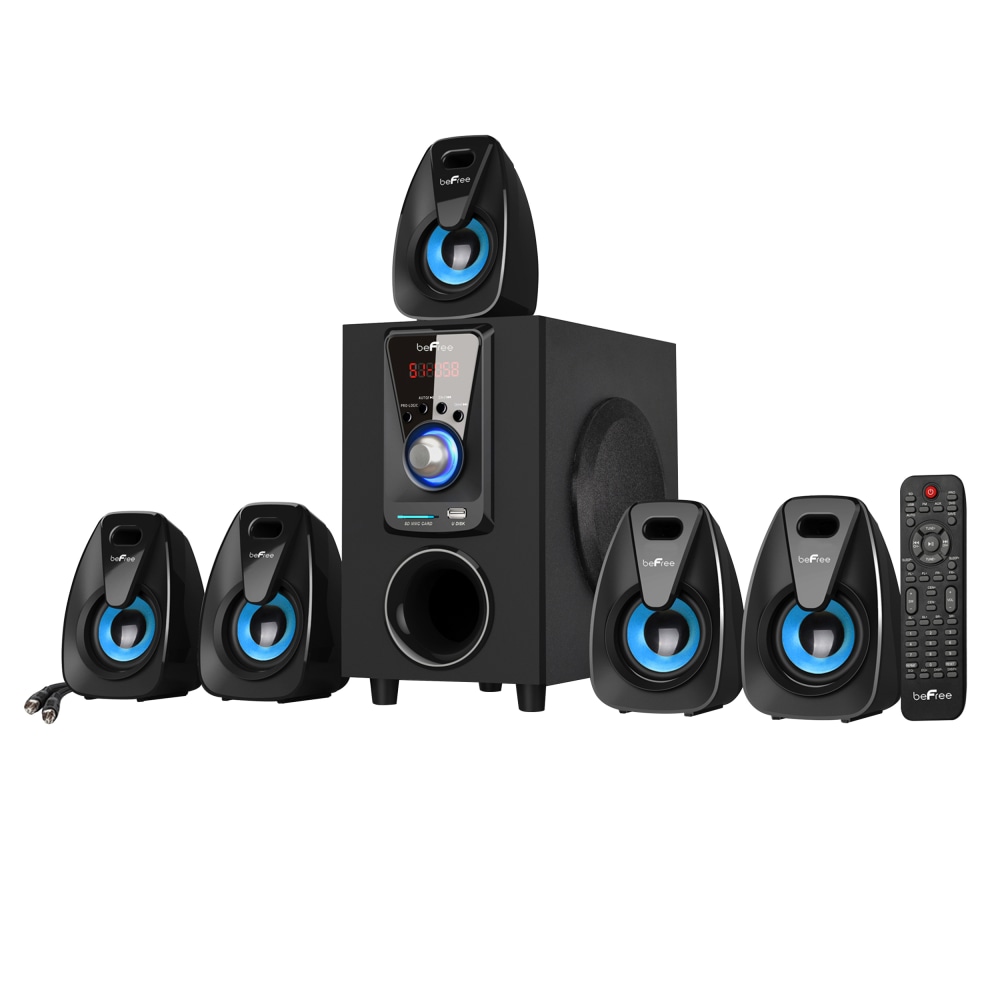 BeFree Sound 5.1-Channel Bluetooth Surround Sound Speaker System, 99592793M MPN:99592793M