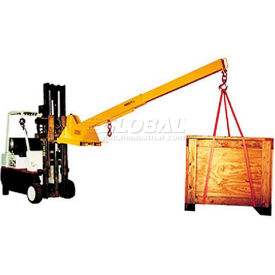 Caldwell HD Adjustable Pivoting Forklift Jib Boom Crane 4000 Lbs. Capacity PB-40S