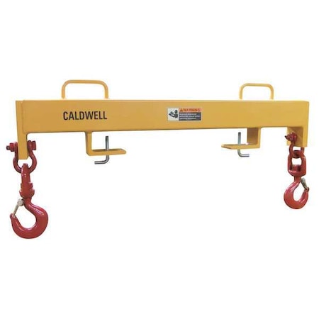Forklift Beam, Dbl Swivel Hook, 10000 lb MPN:15-5-24S
