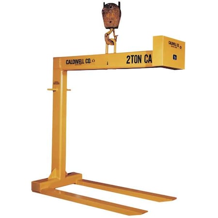 Pallet Lifter, Fixed Fork, 2000lb Load Cap MPN:90-1-42