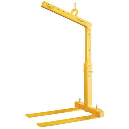 Pallet Lifter, Adj. Fork, 4000lb Load Cap MPN:90ACL - 2