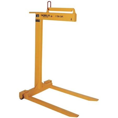 Wheeled Pallet Lifter, Fixed Fork, 4000lb MPN:93W-2-48