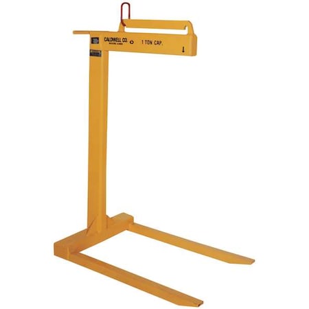 Pallet Lifter, Fixed Fork, 2000lb Load Cap MPN:94-1-48