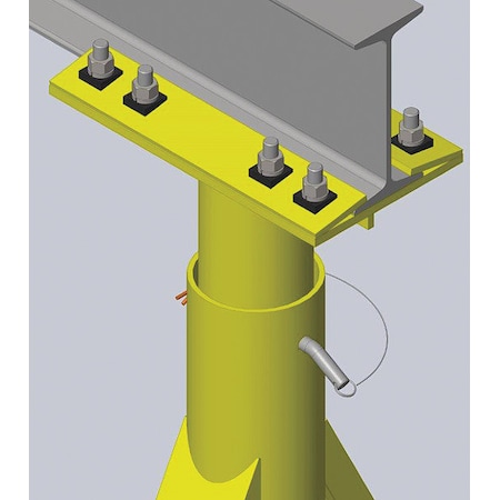 Portable Gantry Crane, 6000 lb., 15 ft. 3