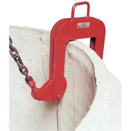 Concrete Manhole Housing Lifter, 15000lb. MPN:MHL-7.5-2/4