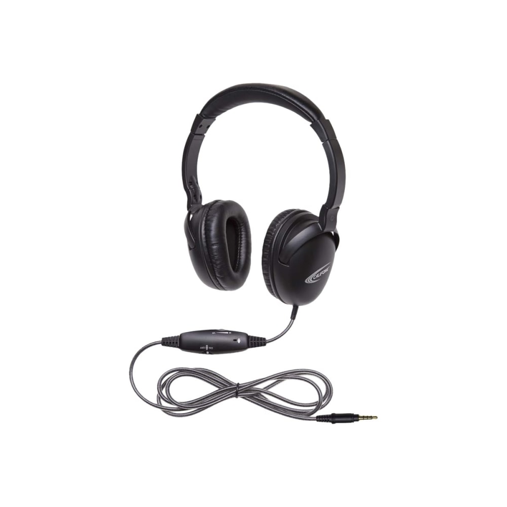 Ergoguys Califone 1017MT USB NeoTech Plus Headset With Calituff Braided Cord And Volume Control - Black MPN:1017MT