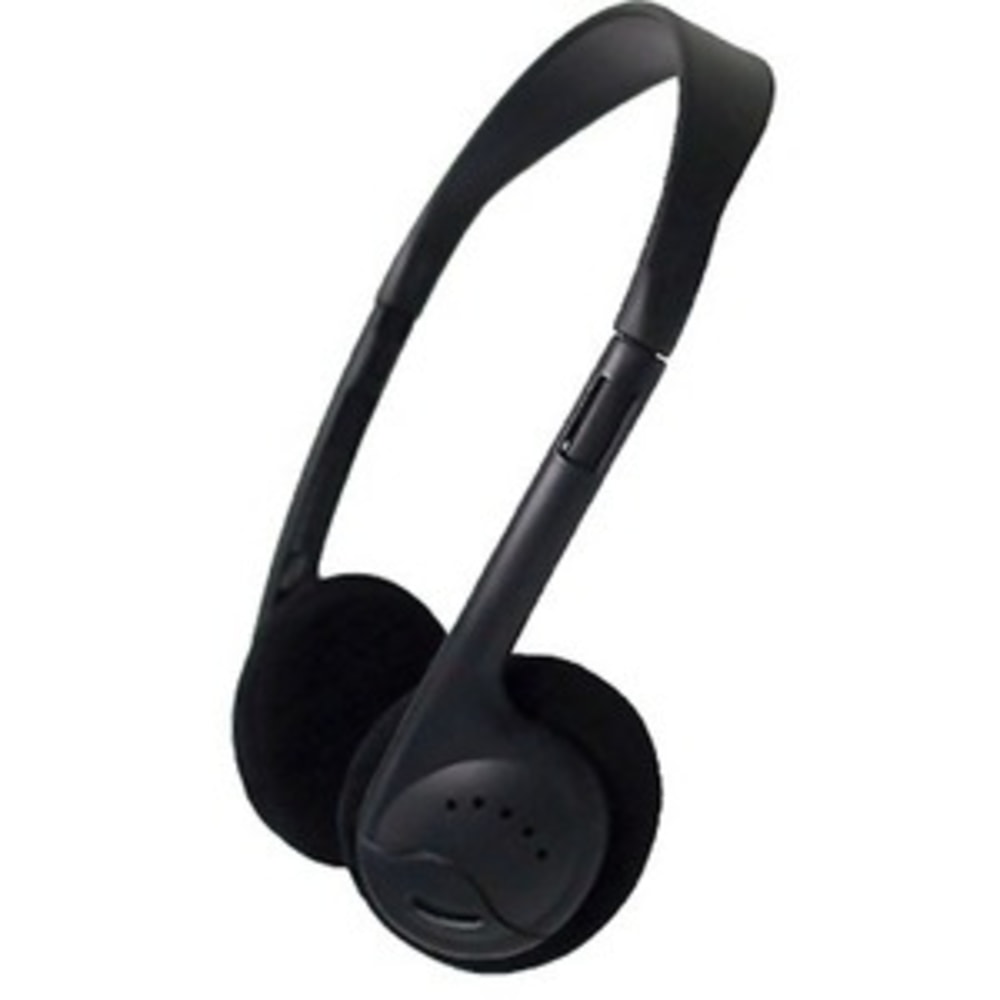AVID AE-711 HEADPHONE WITH ADJUSTABLE HEADBAND & 3.5MM PLUG BLACK - Black - Mini-phone (3.5mm) - 1AE6711RSRM32 - 5/Pack MPN:1AE6711RSRM32